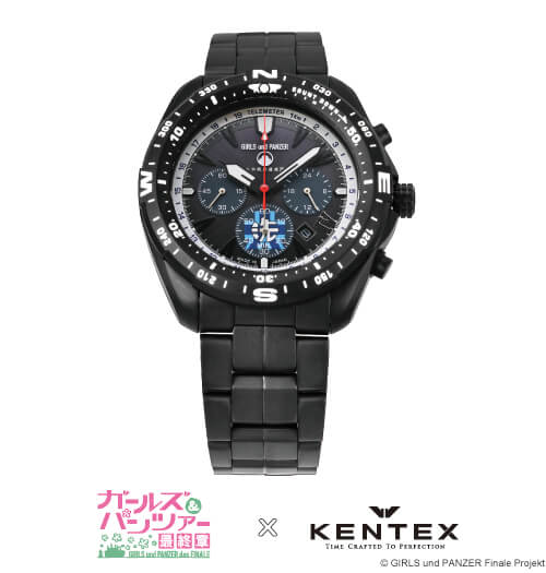 グリーンストライブKENTEX ガールズ＆パンツァー JSDF コラボウォッチ 腕時計