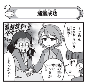 捕獲成功