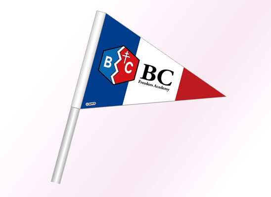 応援フラッグ BC自由学園