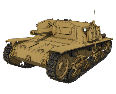 M41型セモヴェンテ（自走砲）